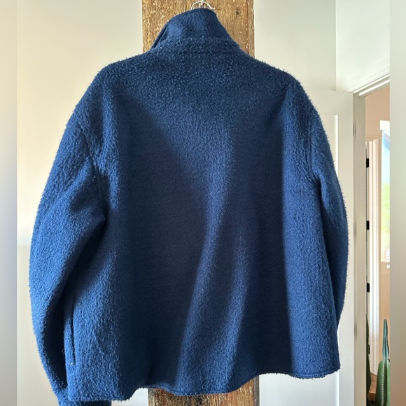 ASOS men’s dark blue wool jacket - fully lined. Size large - Picture 2 of 3